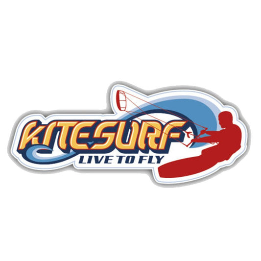 15.2CM*6.2CM Fashion Full Body Decoration Kitesurf Label PVC Motorcycle Car Sticker 11-00018