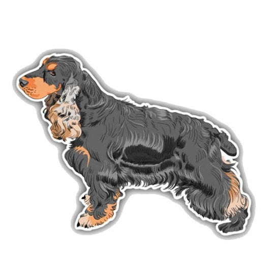 15CMx11.5CM Cute English Cocker Spaniel Breed Dog Car Decoration Bumper Car Sticker C1-9069
