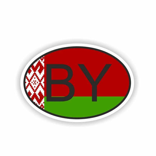 2020 NEW 12.9CM*8.6CM Car Country Code BY BELARUS Motorcycle Personality Decal Stickers  6-0211