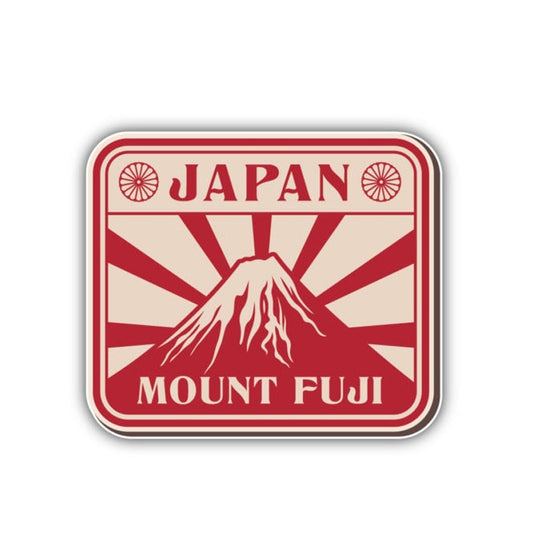 Hot 11CM*9.4CM Personality Mount Fuji Japan Car Sticker Decal Funny Car Accessories 6-1348