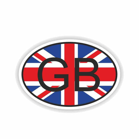 High-quality 13.7CM*9.3CM Creative GB GREAT BRITAIN COUNTRY CODE Car Sticker   Decal 6-0191