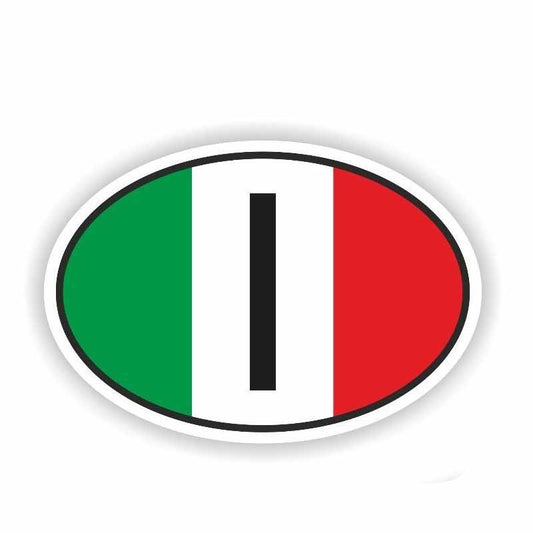 2020 NEW 15.1CM*10.1CM Car Accessories Italy Flag Country Code  Car Sticker Decal  6-0258
