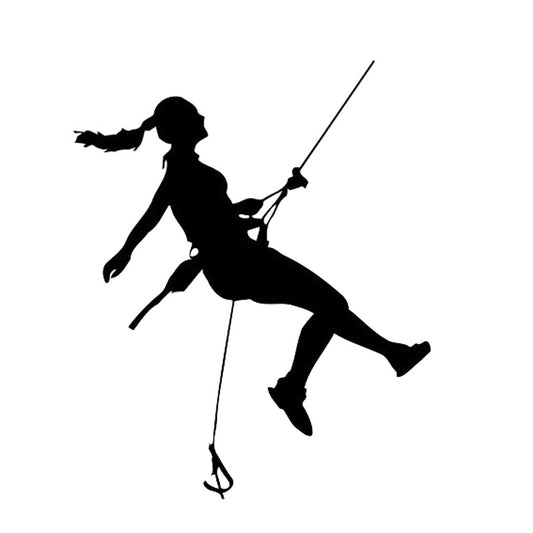 New Fashion 13.3CM*16.3CM  Climber Extreme Sport Vinyl Car Sticker S9-0429