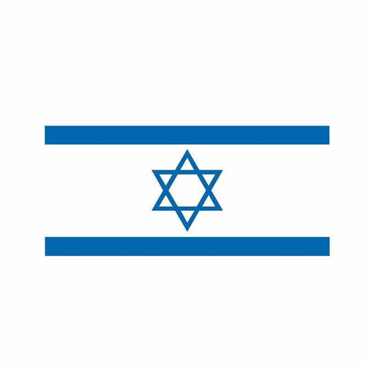 2020 NEW 15CM*6.9CM Car Accessories ISRAEL Flag Sticker Flag Decal Funny Car Sticker 6-0539