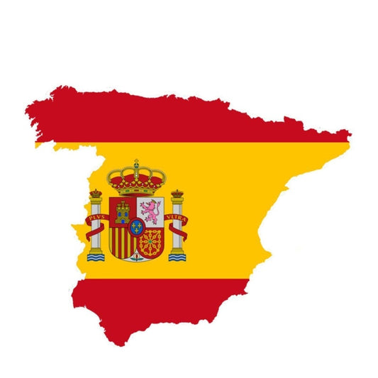New Fashion 14.3CM*11.5CM Spain Map Car Sticker Decal Motorcycle Helmet Window Accessories 6-0881