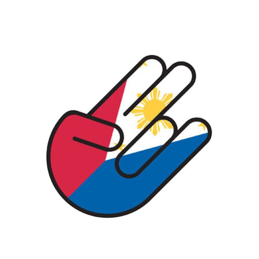 Hot 9.6CM*14.6CM Car Styling Philippines Shocker Flag Motorcycle Car Sticker 6-1003