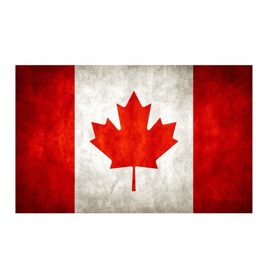 New Hot 16CM*10CM Personality Old Canada Day Flag  Window Decal Car Sticker 6-1575