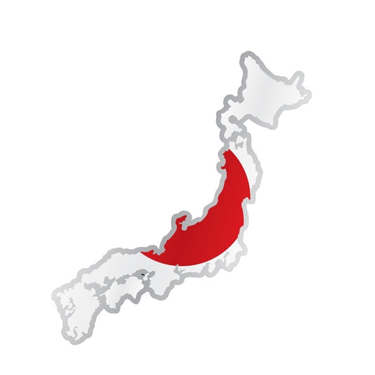Fashion 15.5CM*6CM Personality Car Accessories Japan Country Flag Styling Car Sticker Decal 6-2049