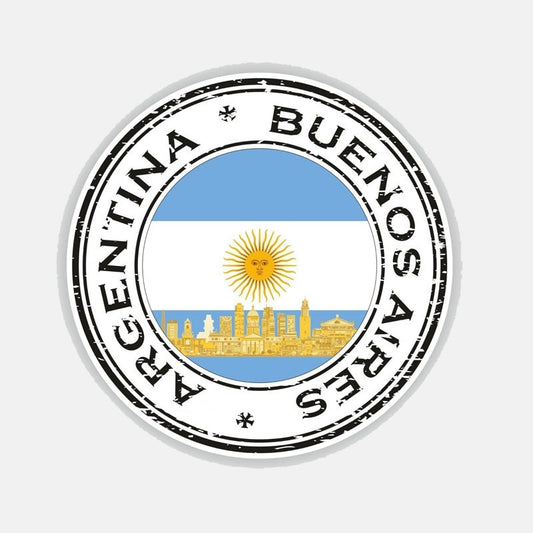 2020 NEW 11CM*11CM Argentina Buenos Aires Helmet Accessories Decal Car Sticker 6-2796