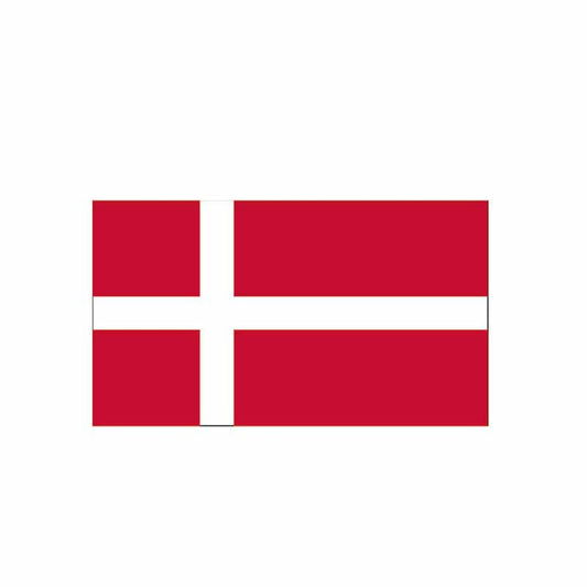15.5CM*8.8CM Personality Motorcycle World Denmark Flag Car Sticker Decal 6-0779