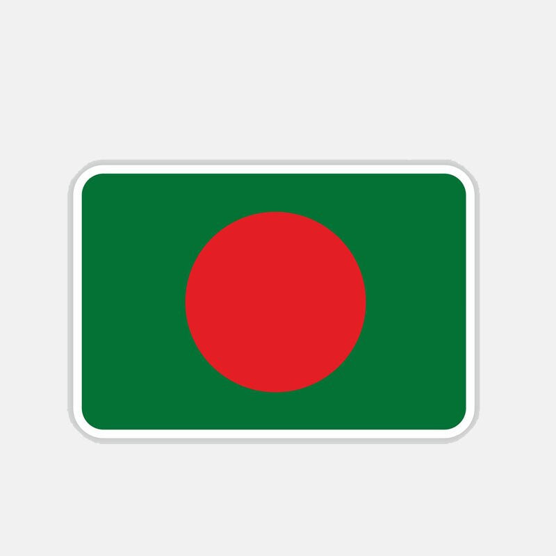 11.3CM*7.5CM Car Styling Bangladesh Flag Sticker Helmet Decal Car Sticker 6-2817