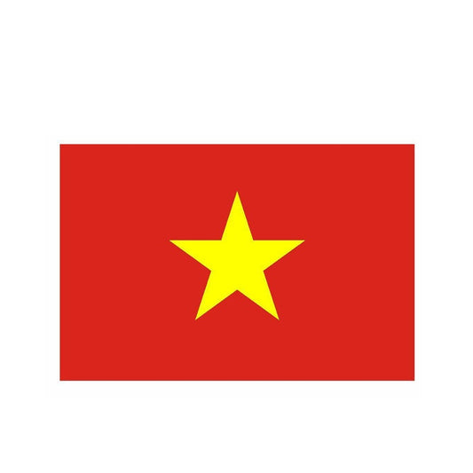14.9CM*9.9CM Vietnam Flag Car Sticker  Funny Car Styling Decal 6-0469