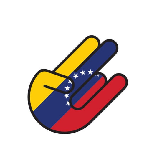 13CM*8.5CM Venezuela Shocker Flag Car Sticker Accessories Creative Decal 6-1016