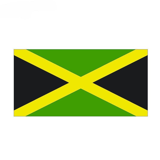 13.7CM*6.8CM Motorcycle Flag JAMAICA Car Sticker Decal Accessories 6-0789