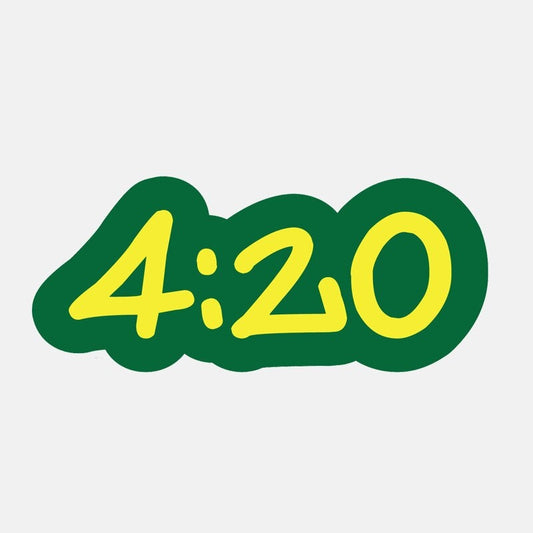 15.5CM*6.6CM Personaltiy 420 Number Motorcycle Car Sticker Decal Accessories 6-2923