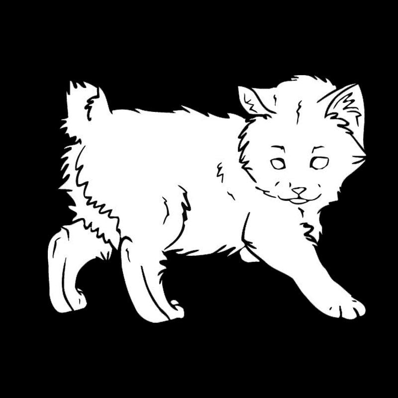 Fashion 15.2*11.8CM Japanese Bobtail Cat Breed Kitten Animal Car Sticker Lovely Cartoon Vinyl Decal C4-0596