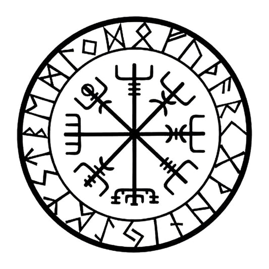 2020 NEW 15cm*15cm Originality Compass Rune Vinyl Car-styling Decal Motorcycle Car Sticker S6-3521