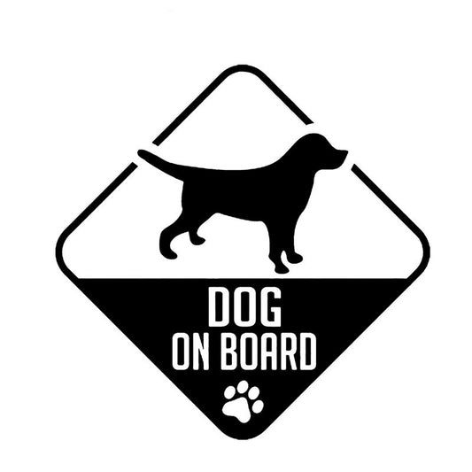 New Brand 10.2CM*10.2CM BEAGLE DOG ON BOARD Car Decal Vinyl Sticker Black Silver C10-00680