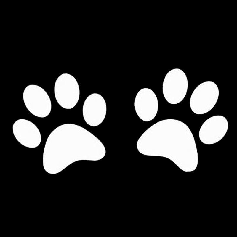18.1cm*8.8cm Car Stickers Dog Paws  Personality Stickers Accessories C5-0026