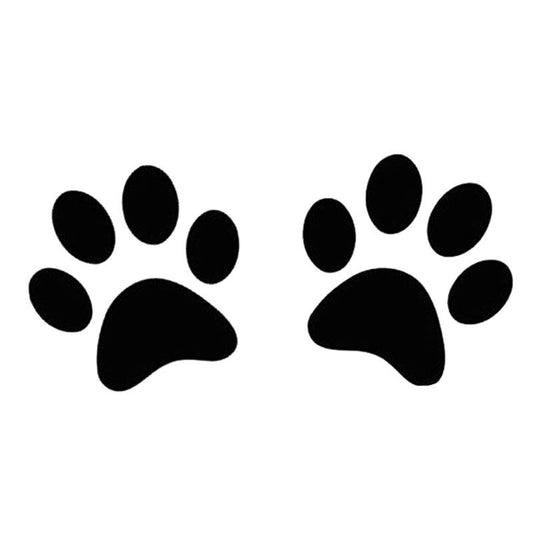 18.1cm*8.8cm Car Stickers Dog Paws  Personality Stickers Accessories C5-0026