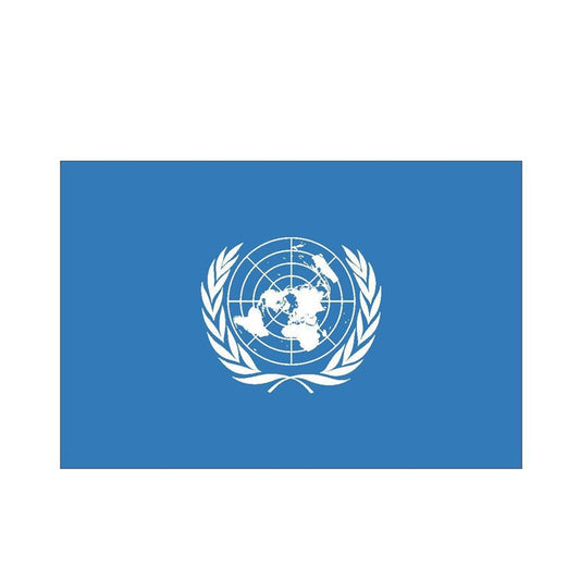 15.8CM*10.5CM Car Styling Decal UNITED NATIONS Creative Flag  Car Sticker 6-0530