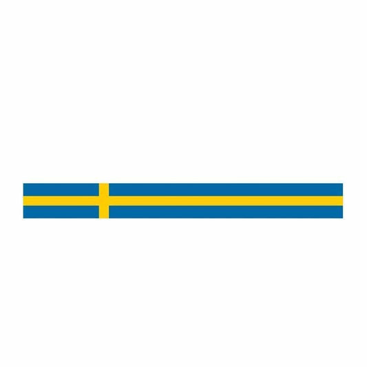 15CM*1.8CM Car Sticker Motorcycle Racing Sweden Flag Decal  Accessories 6-0550