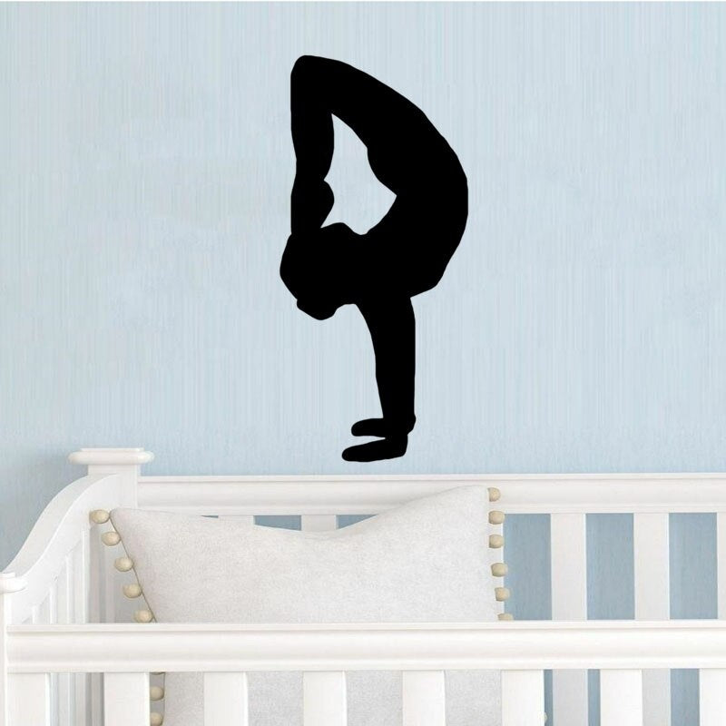 Hot 28CM*60CM Coolest Gymnastics Decor Sitting Room The Bedroom Decals  Wall Sticker PVC W2-336