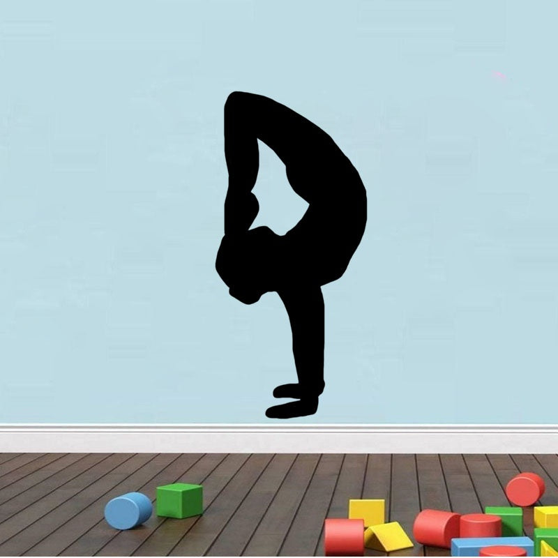 Hot 28CM*60CM Coolest Gymnastics Decor Sitting Room The Bedroom Decals  Wall Sticker PVC W2-336