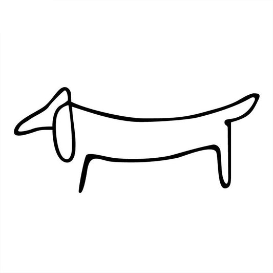 14*6.1CM Dachshund Dog Creative Cartoon Window Decoration Accessories Car Stickers Decals C6-1442