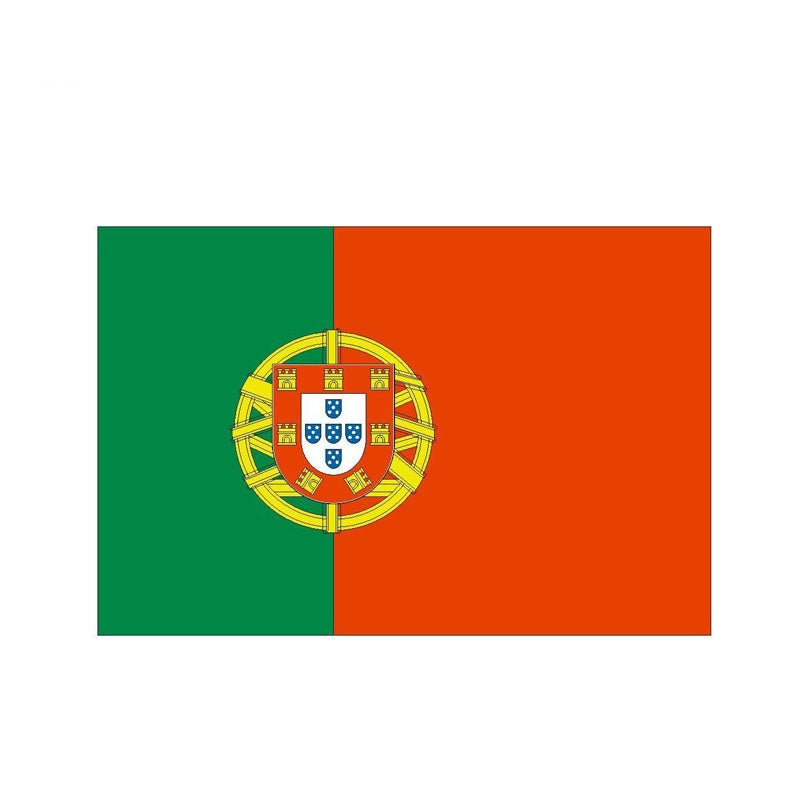 13.8CM*9.2CM Personality PORTUGAL Car Sticker International Flag  Decal 6-0748