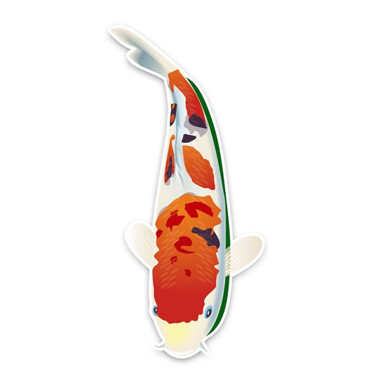 7CM*15.2CM Fashion  Animal Koi  Car Sticker Decal Car Exterior Accessories 5-0174