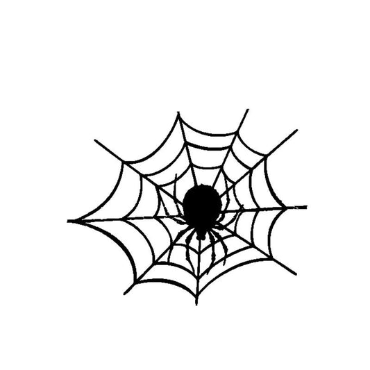 New Hot 15.2CM*12.5CM Spider On Web Car Sticker Vinyl Decal Black/Silver C19-0191