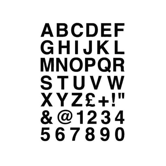Hot 16.2*23CM ALPHABET LETTERS & NUMBERS Personalized Custom Car Sticker Classic Vinyl Car Body Decals Black/Silver C9-0089