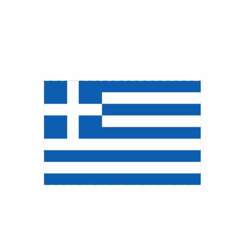 11CM*7.1CM Creative Funny Greece Flag Car Sticker  Motorcycle Decal 6-1082