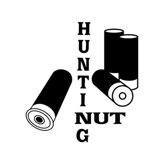 High-quality 12.4CM*13.4CM Personalized Nut Hunting Text Funny Creative  Vinyl Accessories C5-0290