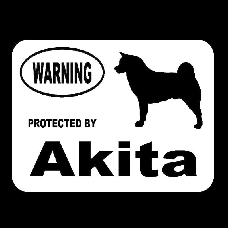 2020 NEW 14.5cm*10.5cm Car Styling By Akita Protected Cute Funny Car Stickers C5-1914