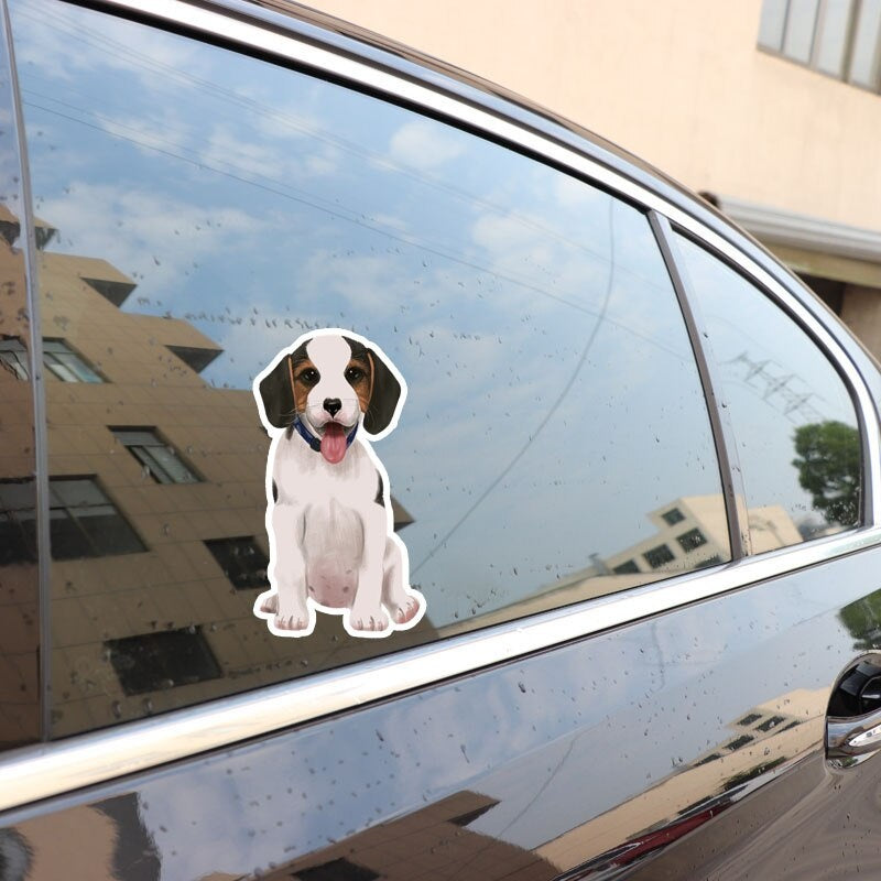 8.3CM*15.5CM Personality Animal Dog Car Sticker Decal  Accessories 5-1648