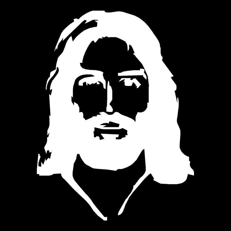 New Brand 9.5cm*12.7cm Jesus Christ  Car Accessories Stickers Decals Black/Silver S3-4892