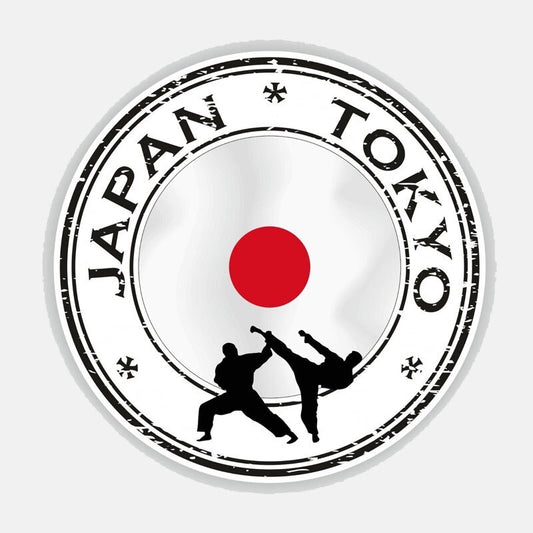 12.5CM*12.5CM Japan Tokyo Karate Car Sticker Window Helmet Decal 6-2771