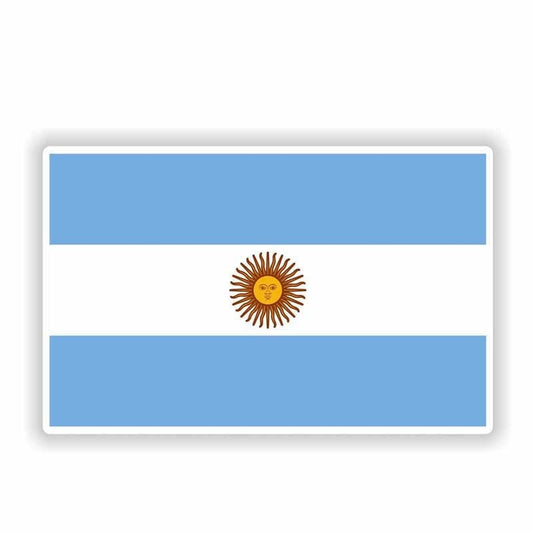 14.7CM*9.2CM Personality ARGENTINA Flag Body Car Sticker Window Bike Decal 6-1637