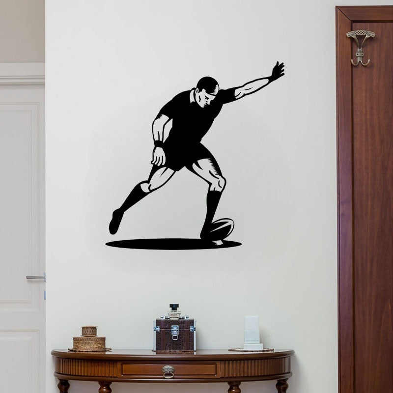 52.3CM*55CM Coolest Football Sport Sitting Room The Bedroom Wall Sticker PVC Personalized Decals W2-082