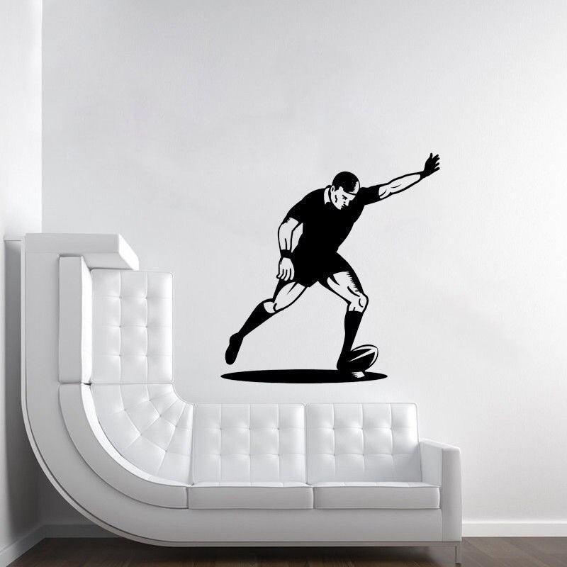 52.3CM*55CM Coolest Football Sport Sitting Room The Bedroom Wall Sticker PVC Personalized Decals W2-082