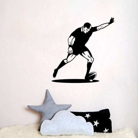 52.3CM*55CM Coolest Football Sport Sitting Room The Bedroom Wall Sticker PVC Personalized Decals W2-082