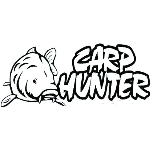 16cm*6.5cm Car Styling Carp Hunter Fishing Vinyl Stickers Accessories C5-1694