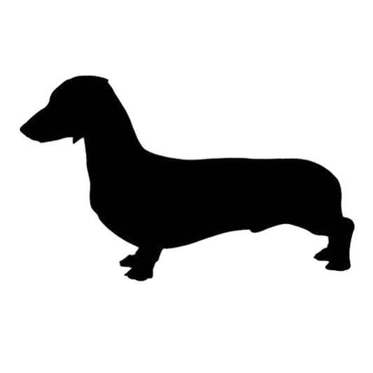 13.6*8.4CM Dachshund Dog Car Cover Scratches Animal Decorative Decals Motorcycle Car Sticker C6-1765