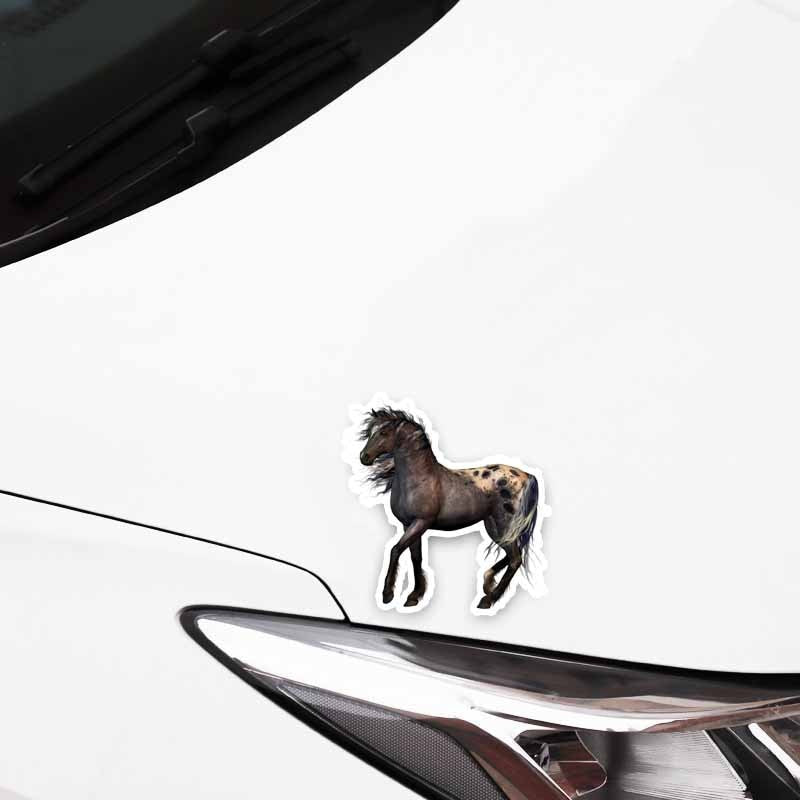 12CM*13.5CM Personalized Animal Horse  Nice Quality Car Sticker Decal 5-0735