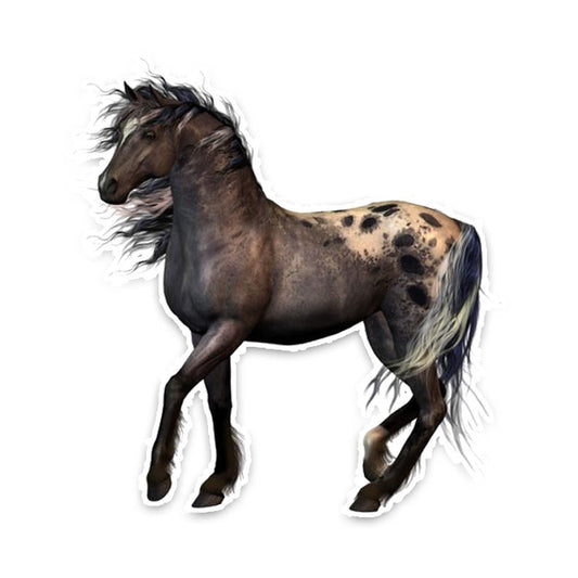12CM*13.5CM Personalized Animal Horse  Nice Quality Car Sticker Decal 5-0735
