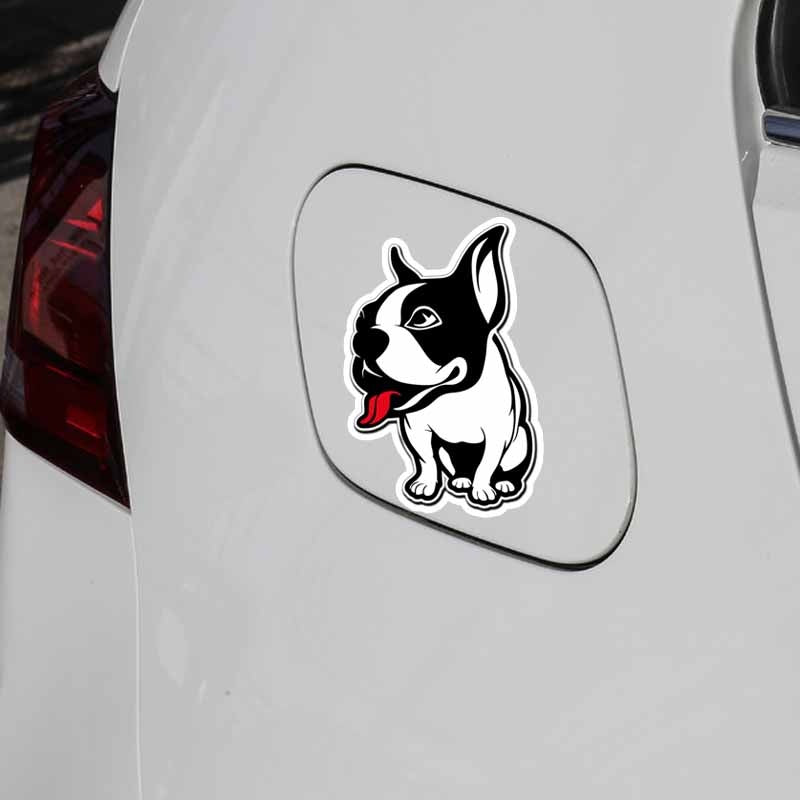 10*15CM French Bulldog Sticker Dog Car Bumper Window Decoration Car Sticker C1-4051