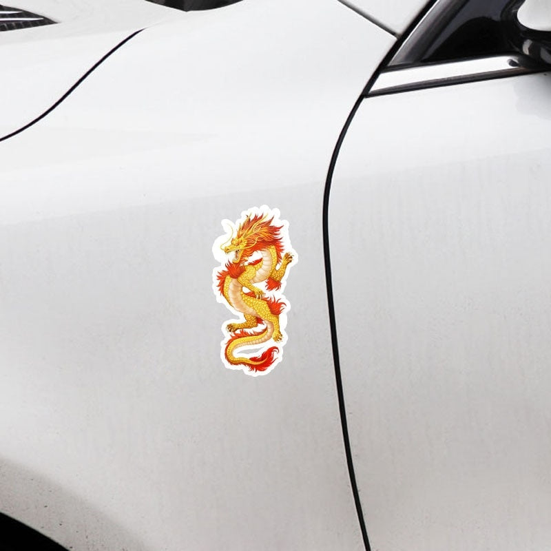 7CM*14.5CM Chinese Dragon Decoration Fashion  Car-styling Car Sticker Decal 5-1039
