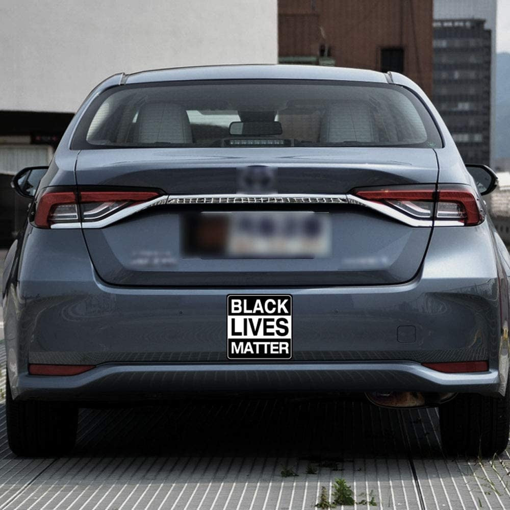 3pcs Black Lives Matter Stickers, 7"x7" Car Auto Vinyl Bumper Decal, Wall, Window, Laptop Sticker